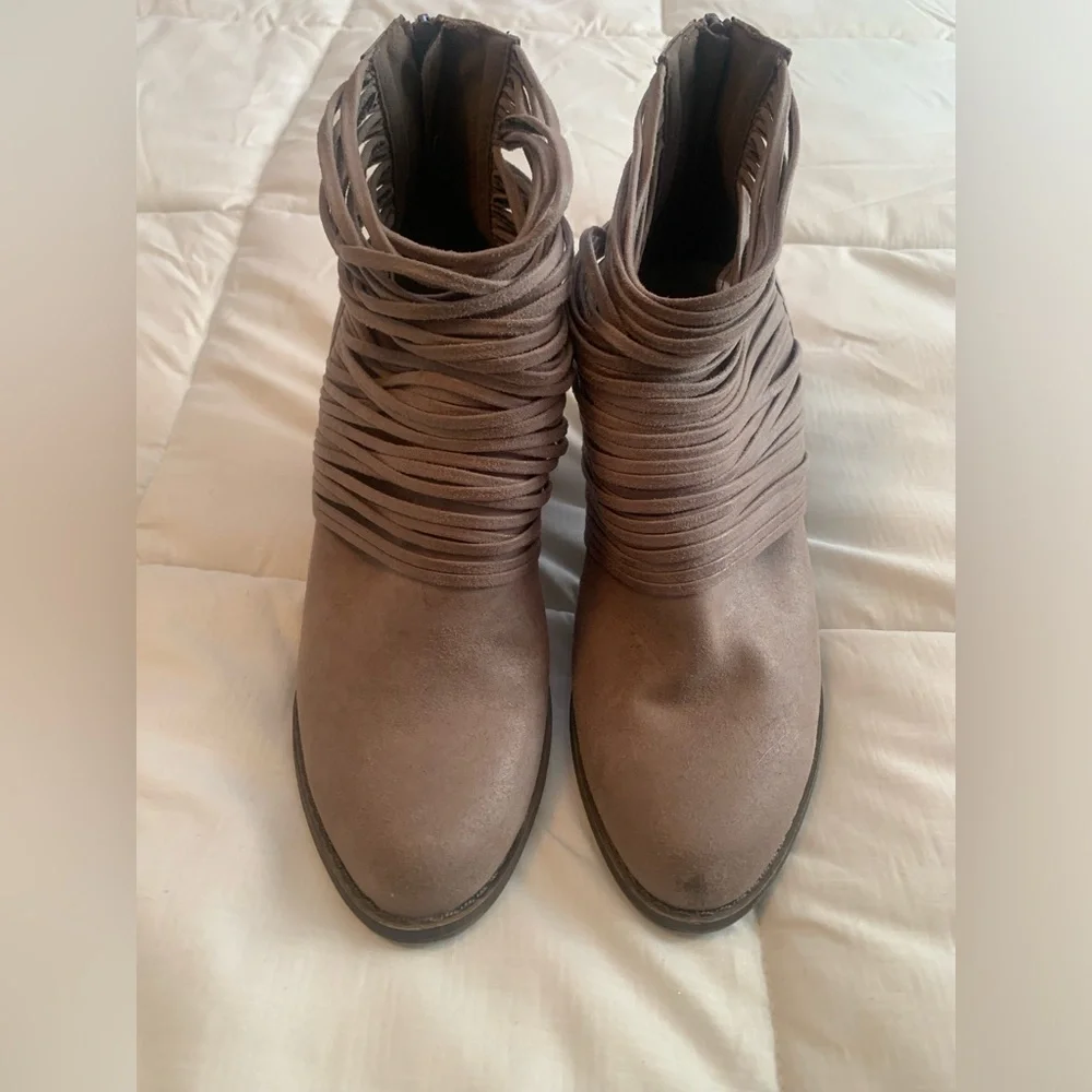Fergalicious by Fergie Wicket Fringed Booties